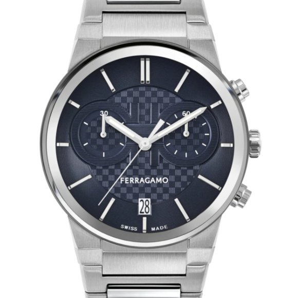 Ferragamo Sapphire 41mm Blue Men\'s Watch